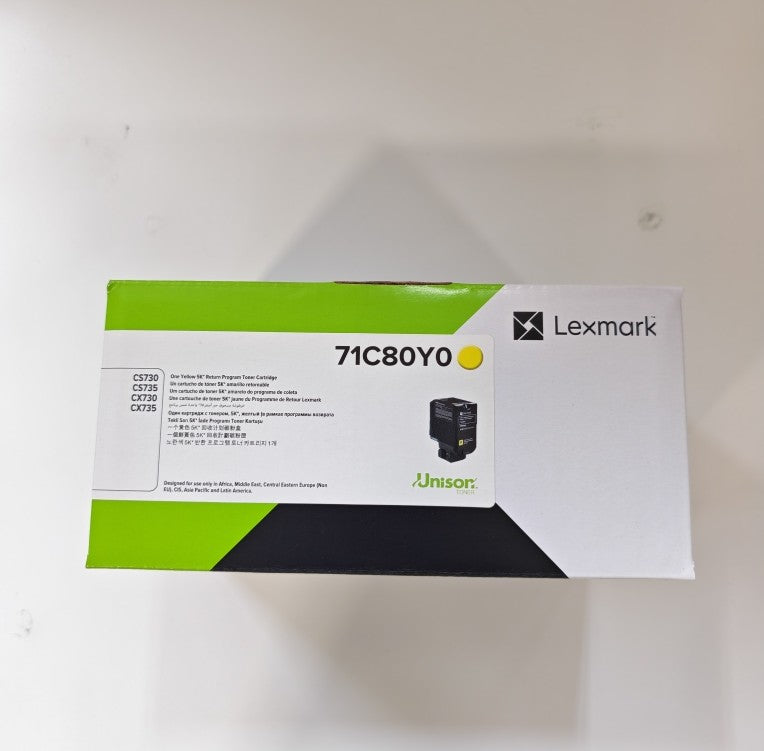 71C80K0 71C80C0 71C80M0 71C80Y0 Lexmark toner for Lexmark CS/CX730, 735 printer