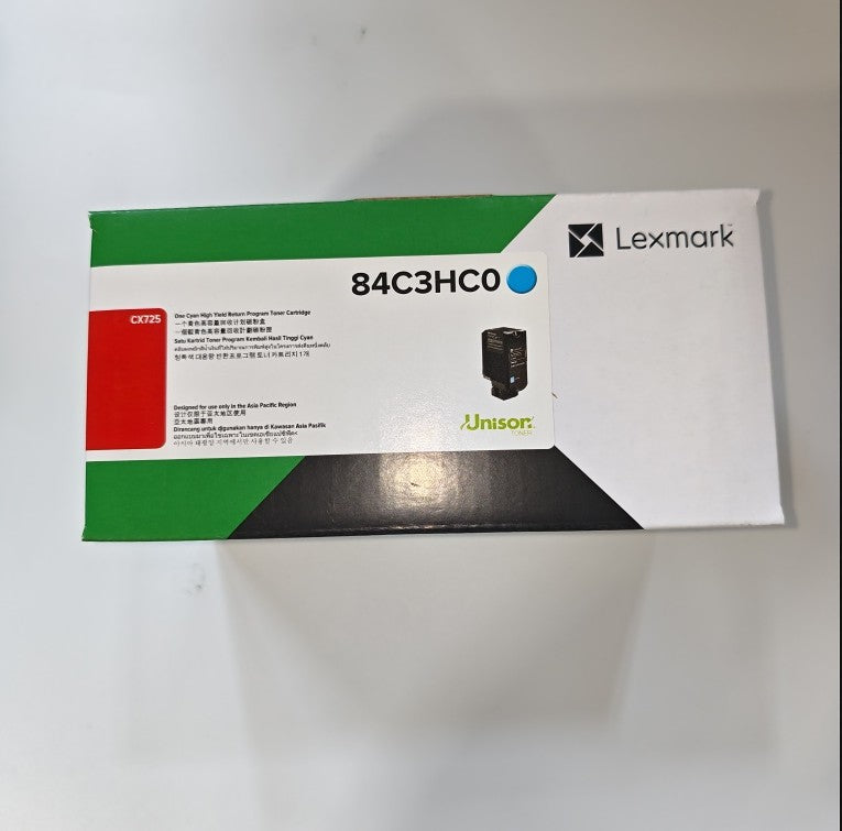 84C3HK0 84C3HC0 84C3HC0 84C3HY0 Lexmark Toner Cartridge for
