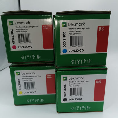 20N3XK0 20N3XC0 20N3XM0 20N3XY0 Lexmark Toner for CS/CX431 printer