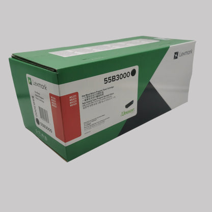55B3X00, 55B3H00 Lexmark Toner Cartridge Yield 20,000 pages.