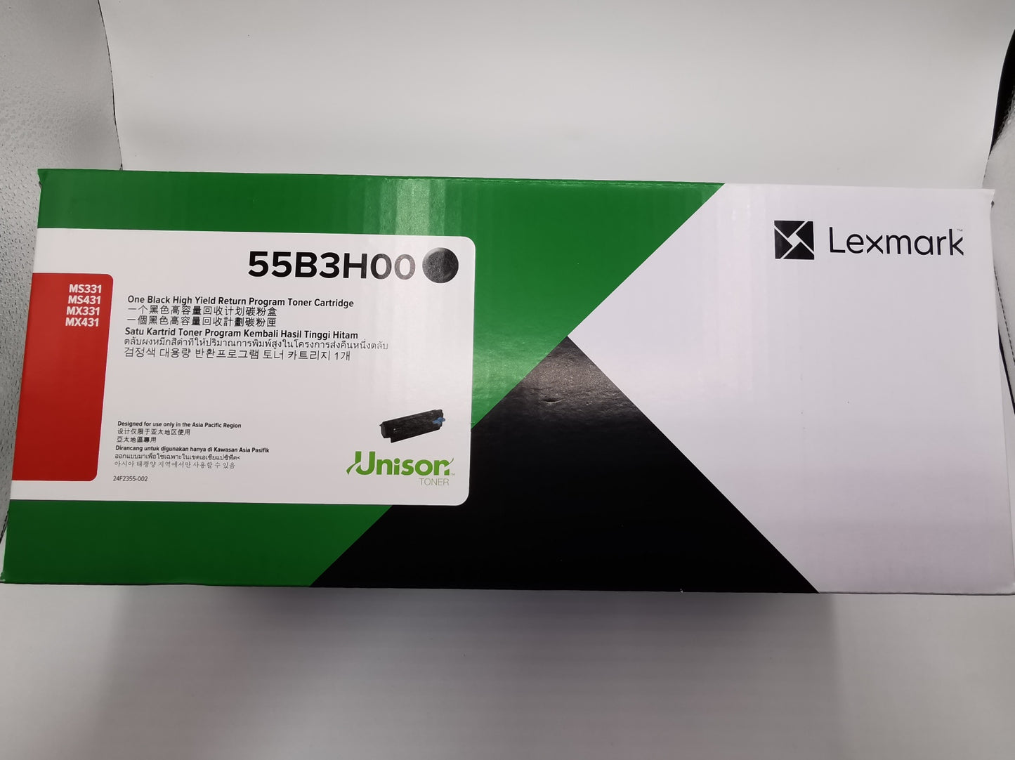 55B3000 Lexmark Toner Cartridge.