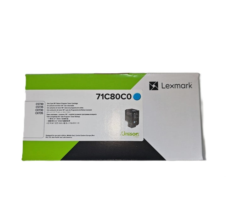 71C80K0 71C80C0 71C80M0 71C80Y0 Lexmark toner for Lexmark CS/CX730, 735 printer