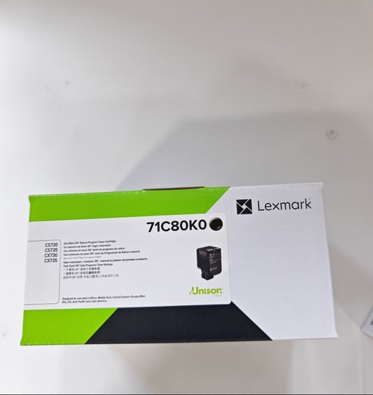 71C80K0 71C80C0 71C80M0 71C80Y0 Lexmark toner for Lexmark CS/CX730, 735 printer