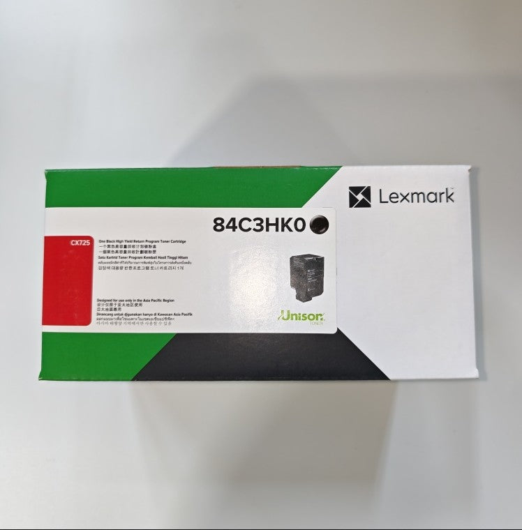 84C3HK0  84C3HC0  84C3HC0  84C3HY0 Lexmark Toner Cartridge for