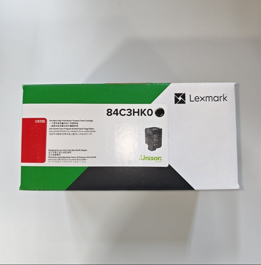 84C3HK0  84C3HC0  84C3HC0  84C3HY0 Lexmark Toner Cartridge for