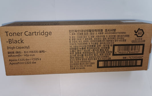 CT203486, CT203487, CT203488 and CT203489 Original Fujifilm Toner Cartridge for Apeos C325z/325dw. Order all 4 colors and get a FREE CWAA0980 worth $40.
