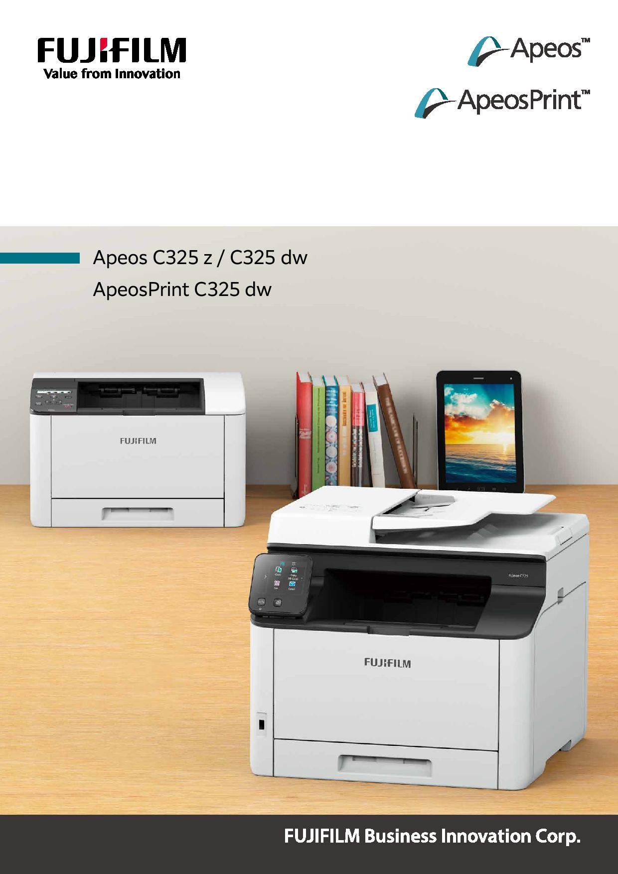 Apeos-C325z Wireless Fujifilm Colour Multi Function printer. Print, Sc – System Pte Ltd